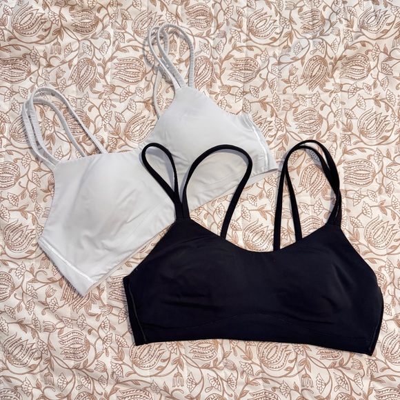 lululemon athletica Other - Lululemon like a cloud bras (black and white)